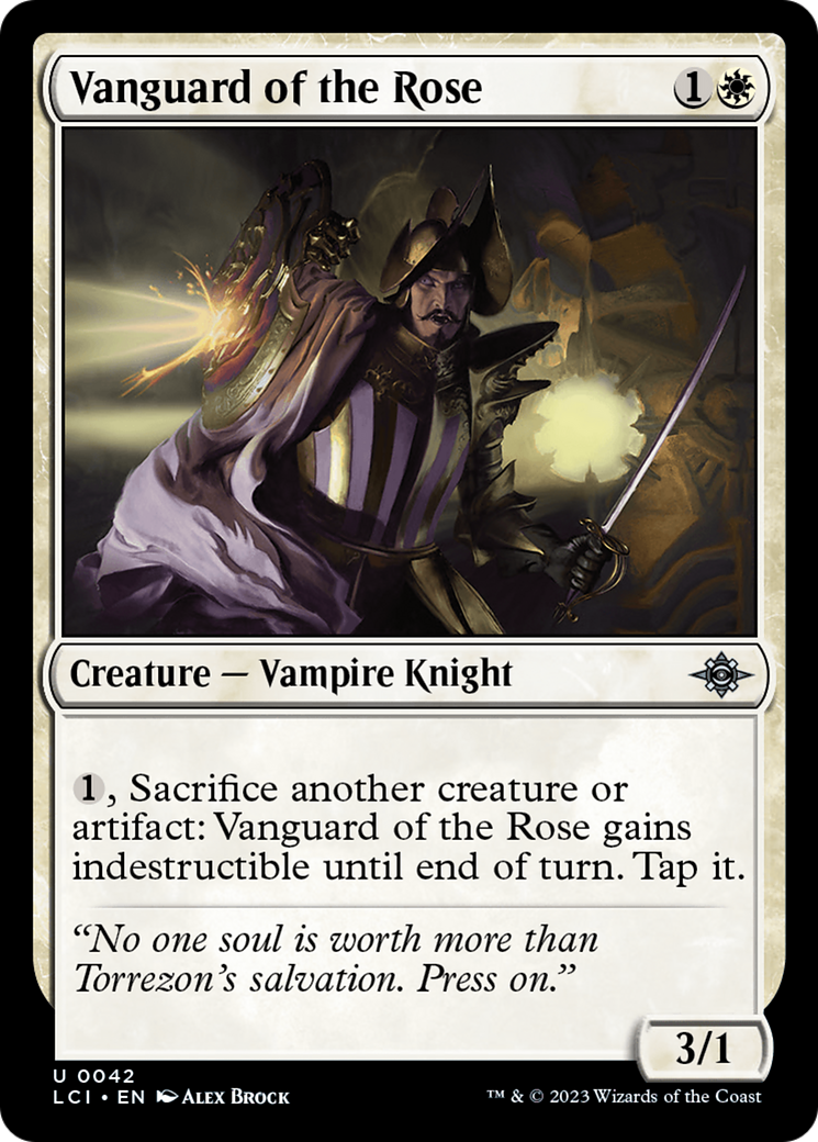 Vanguard of the Rose (LCI-042) - The Lost Caverns of Ixalan Foil