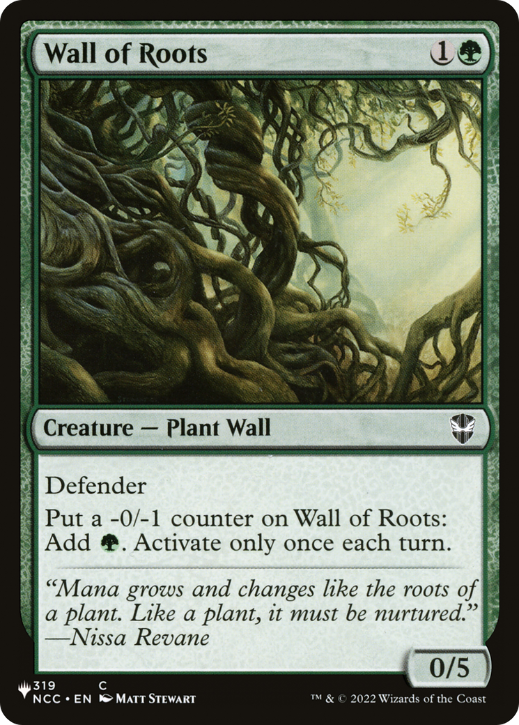 Wall of Roots (LIST-319/093) - The List