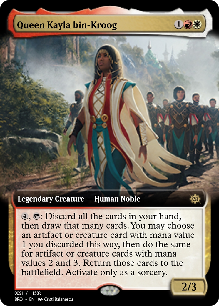 Queen Kayla bin-Kroog (PRM-105790) - Magic Online Promos Foil