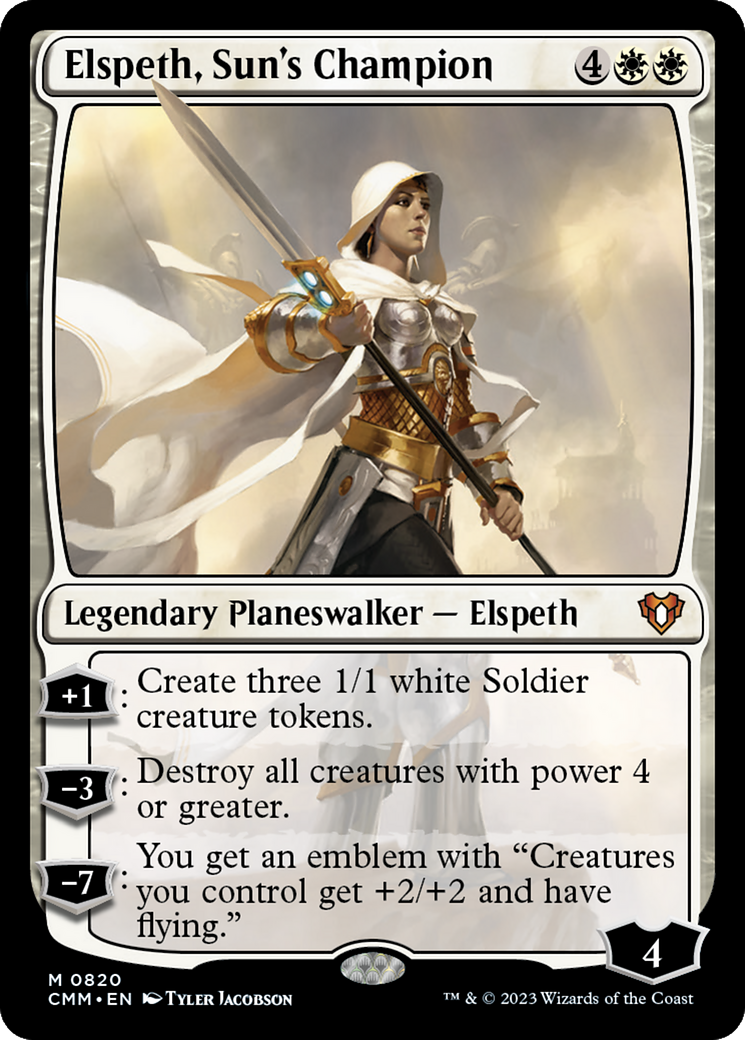 Elspeth, Sun's Champion (CMM-820) - Commander Masters