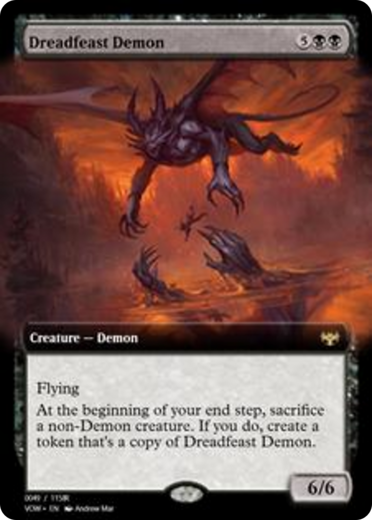 Dreadfeast Demon (PRM-95337) - Magic Online Promos Foil