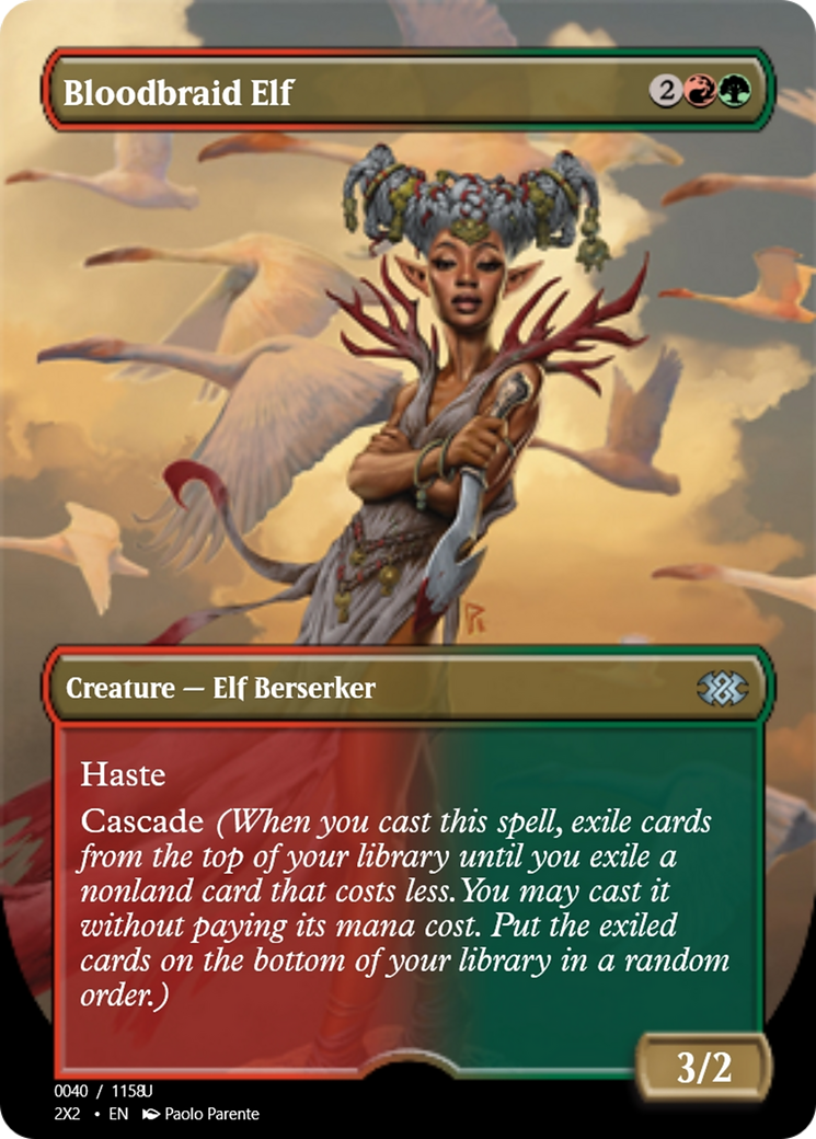 Bloodbraid Elf (PRM-102293) - Magic Online Promos