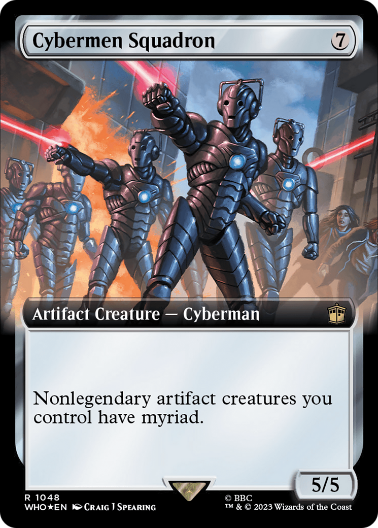 Cybermen Squadron (WHO-1048) - Doctor Who: (Extended Art) Foil