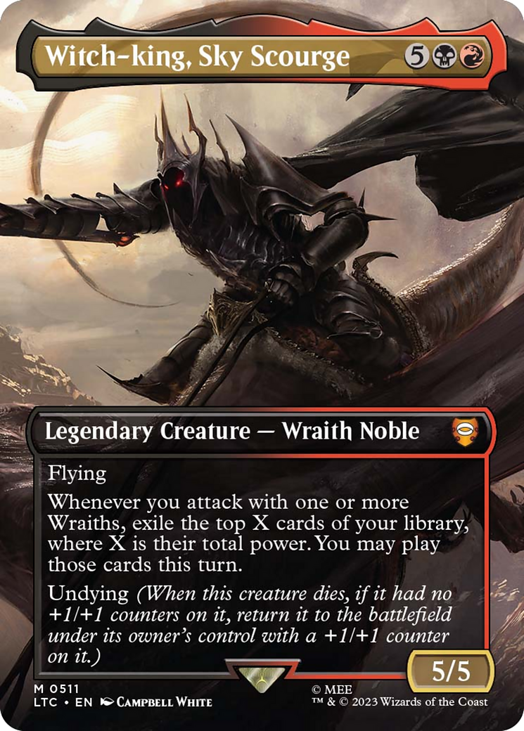 Witch-king, Sky Scourge (LTC-511) - Tales of Middle-earth Commander (Borderless)