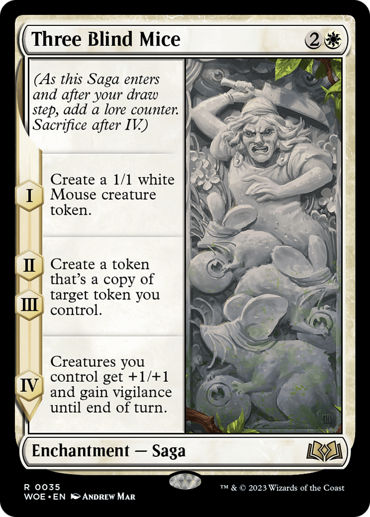 Three Blind Mice (WOE-035) - Wilds of Eldraine