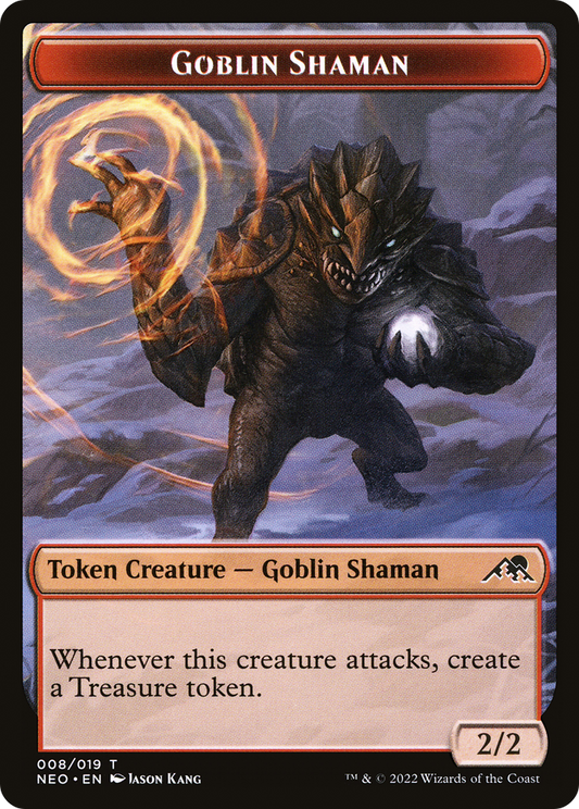 Goblin Shaman (NEO-008) - Kamigawa: Neon Dynasty Tokens