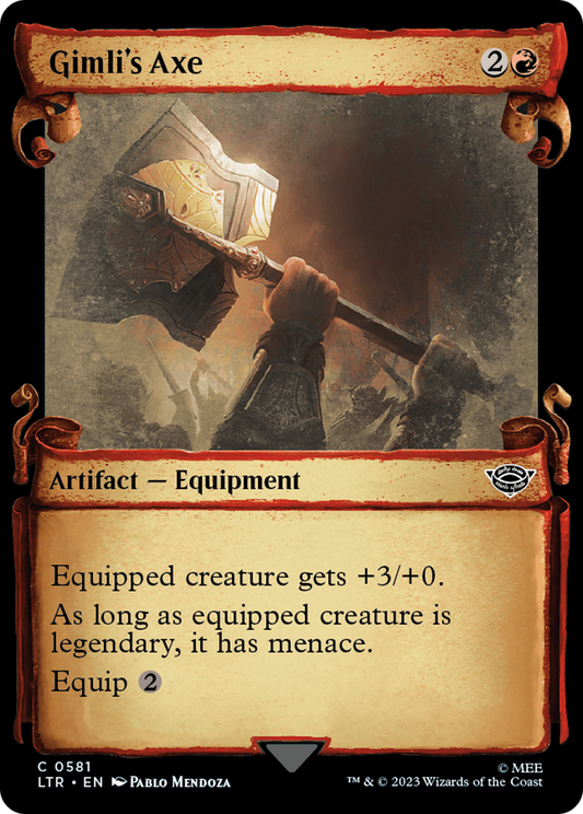 Gimli's Axe (LTR-581) - The Lord of the Rings: Tales of Middle-earth: (Showcase) Foil
