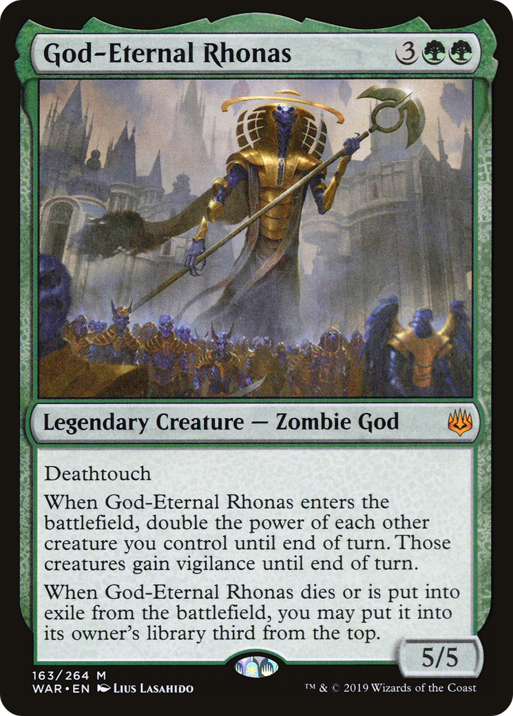 God-Eternal Rhonas (WAR-163) - War of the Spark (Japanese)