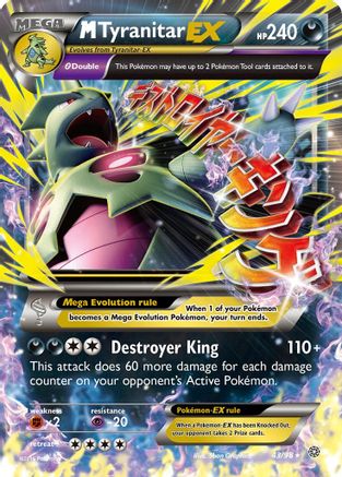 M Tyranitar EX 043/98 - Holofoil XY Ancient Origins - Ultra Rare