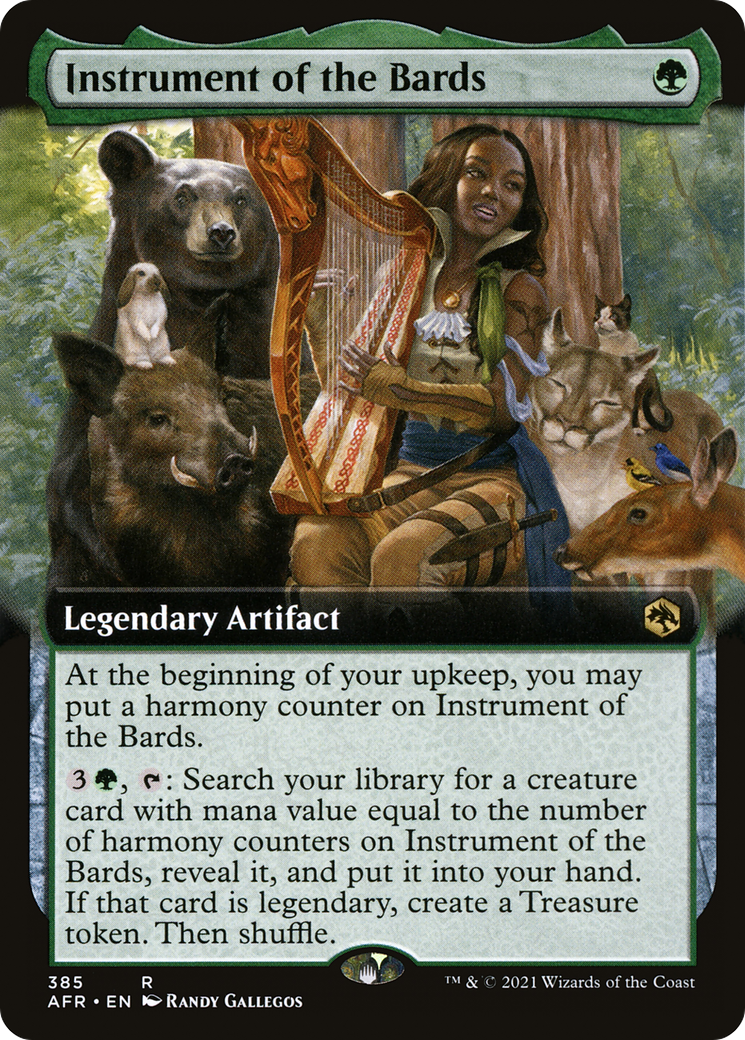 Instrument of the Bards (AFR-385) - Adventures in the Forgotten Realms: (Extended Art)