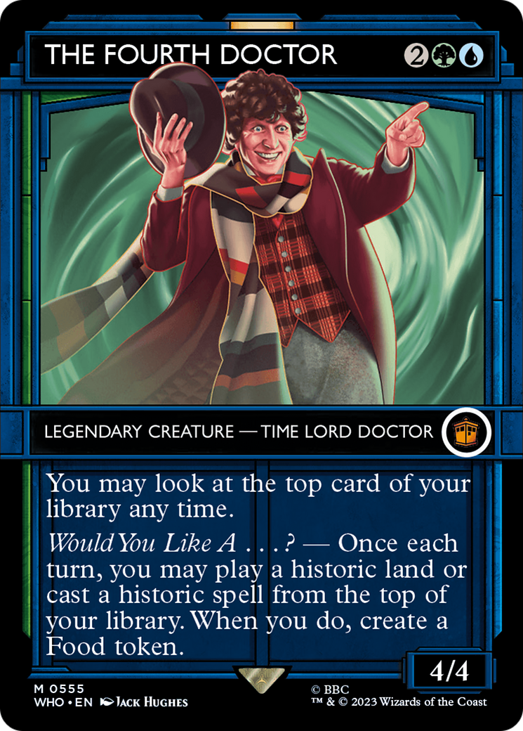 The Fourth Doctor (WHO-555) - Doctor Who: (Showcase) (Borderless) Foil
