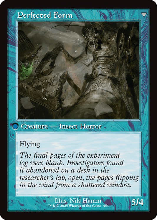 Aberrant Researcher // Perfected Form (INR-052) - Innistrad Remastered Foil