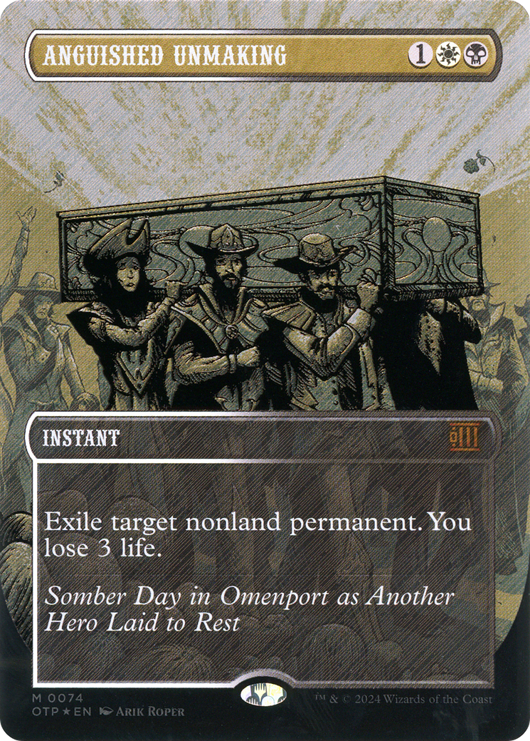 Anguished Unmaking (OTP-074) - Breaking News (Borderless) Foil