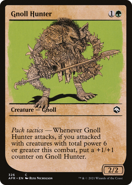 Gnoll Hunter (AFR-326) - Adventures in the Forgotten Realms: (Showcase)