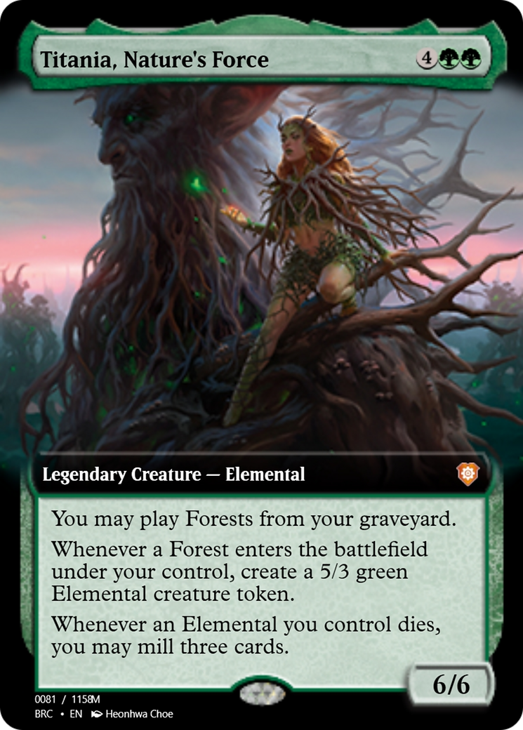 Titania, Nature's Force (PRM-105770) - Magic Online Promos Foil