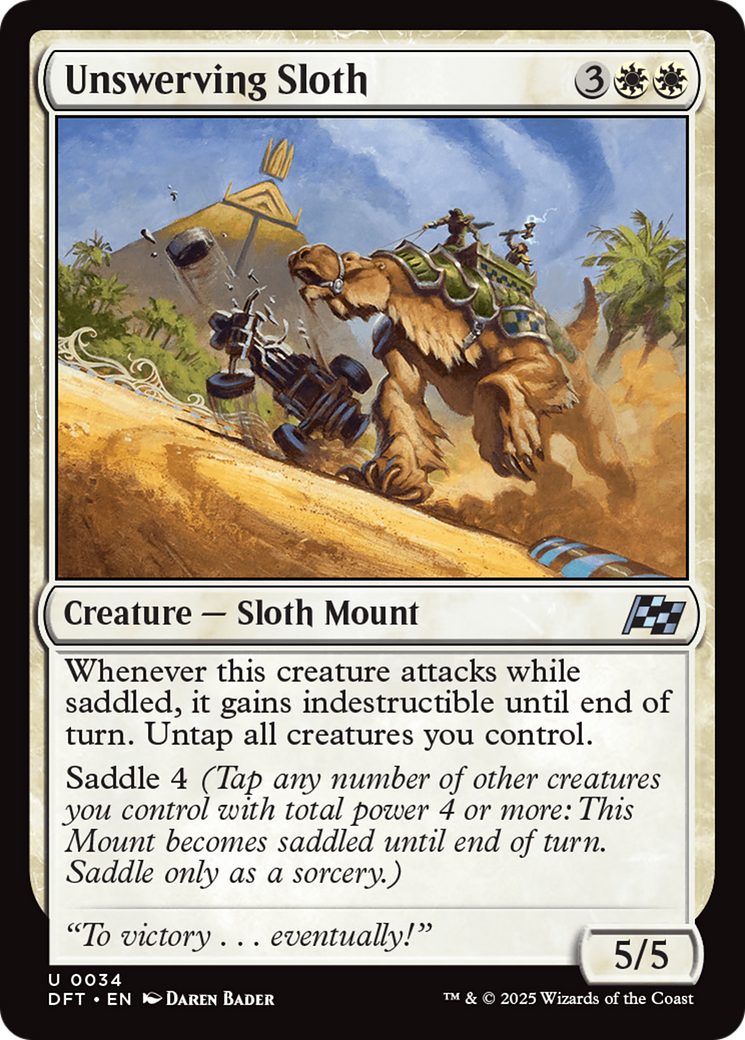 Unswerving Sloth (DFT-034) - Aetherdrift Foil
