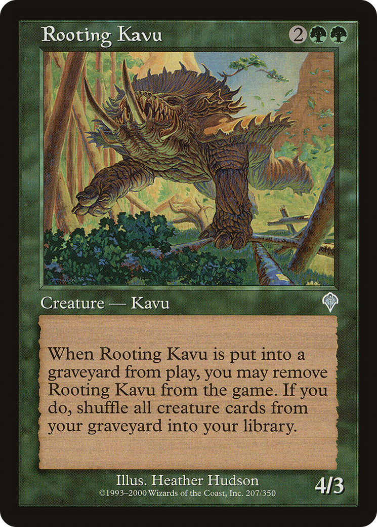 Rooting Kavu (INV-207) - Invasion Foil