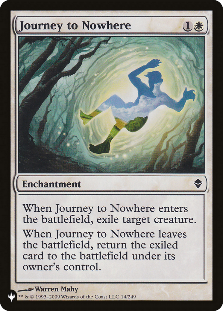 Journey to Nowhere (LIST-14/249) - The List