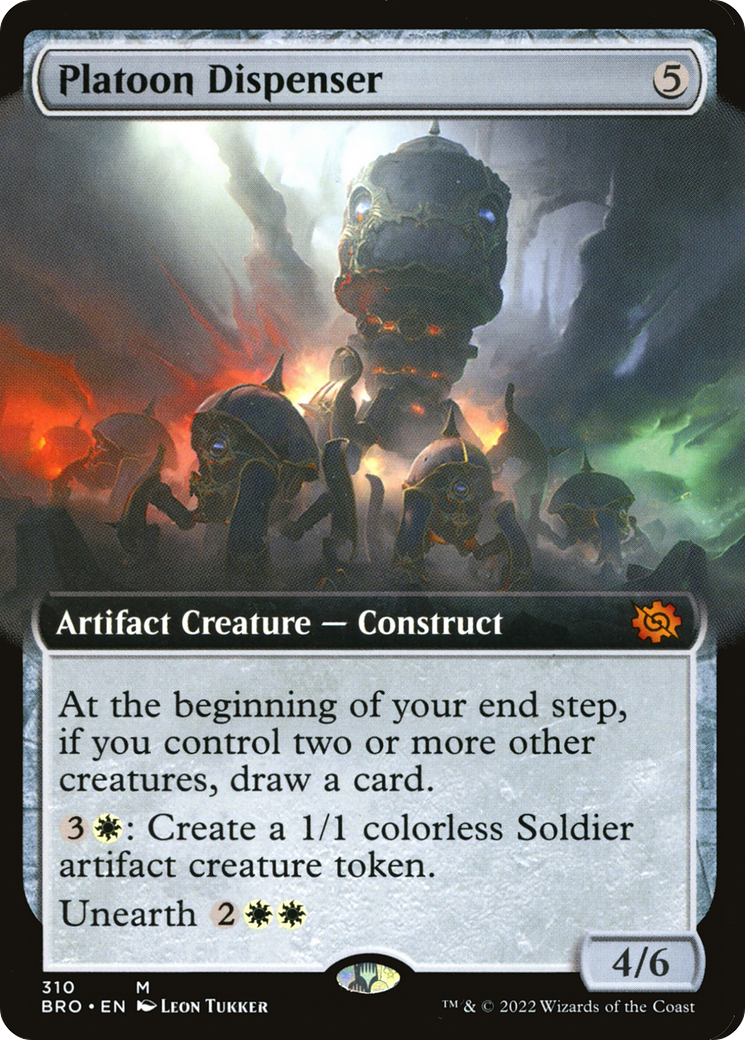 Platoon Dispenser (BRO-310) - The Brothers' War: (Extended Art) Foil