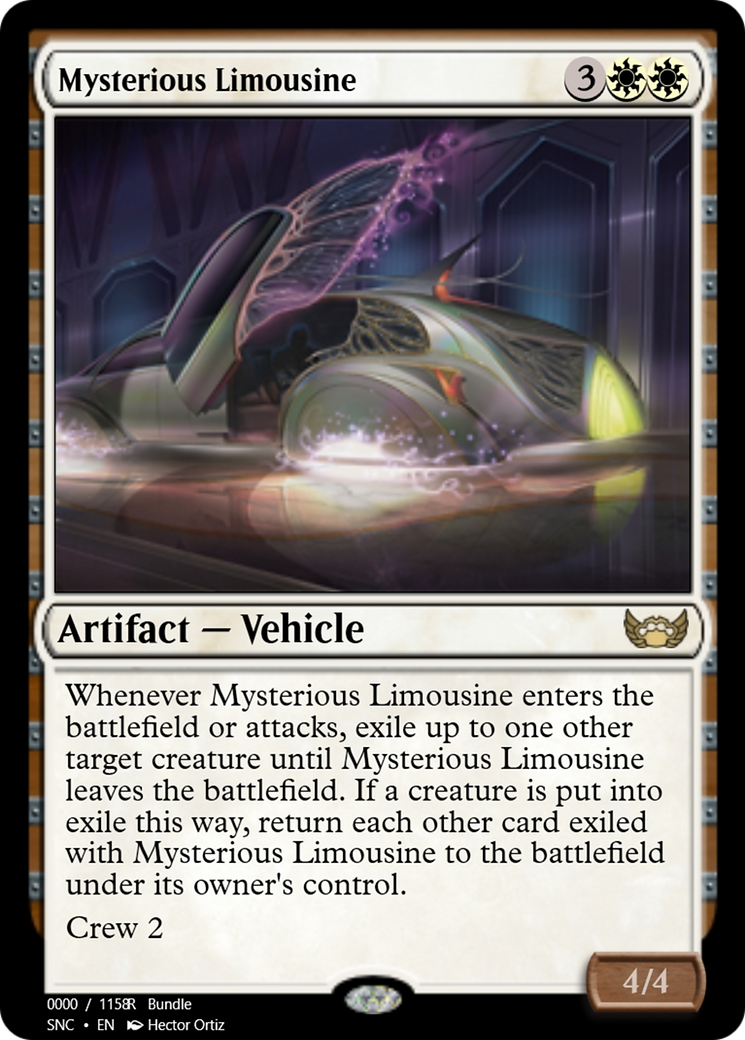 Mysterious Limousine (PRM-99967) - Magic Online Promos