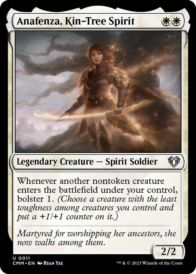 Anafenza, Kin-Tree Spirit (CMM-011) - Commander Masters Foil