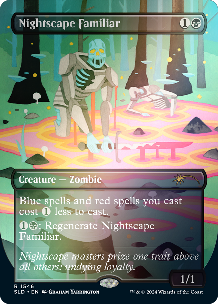 Nightscape Familiar (SLD-1546) - Secret Lair Drop (Borderless) Foil