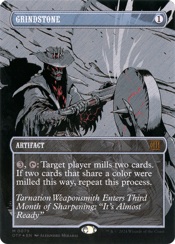 Grindstone (OTP-079) - Breaking News (Borderless) Foil