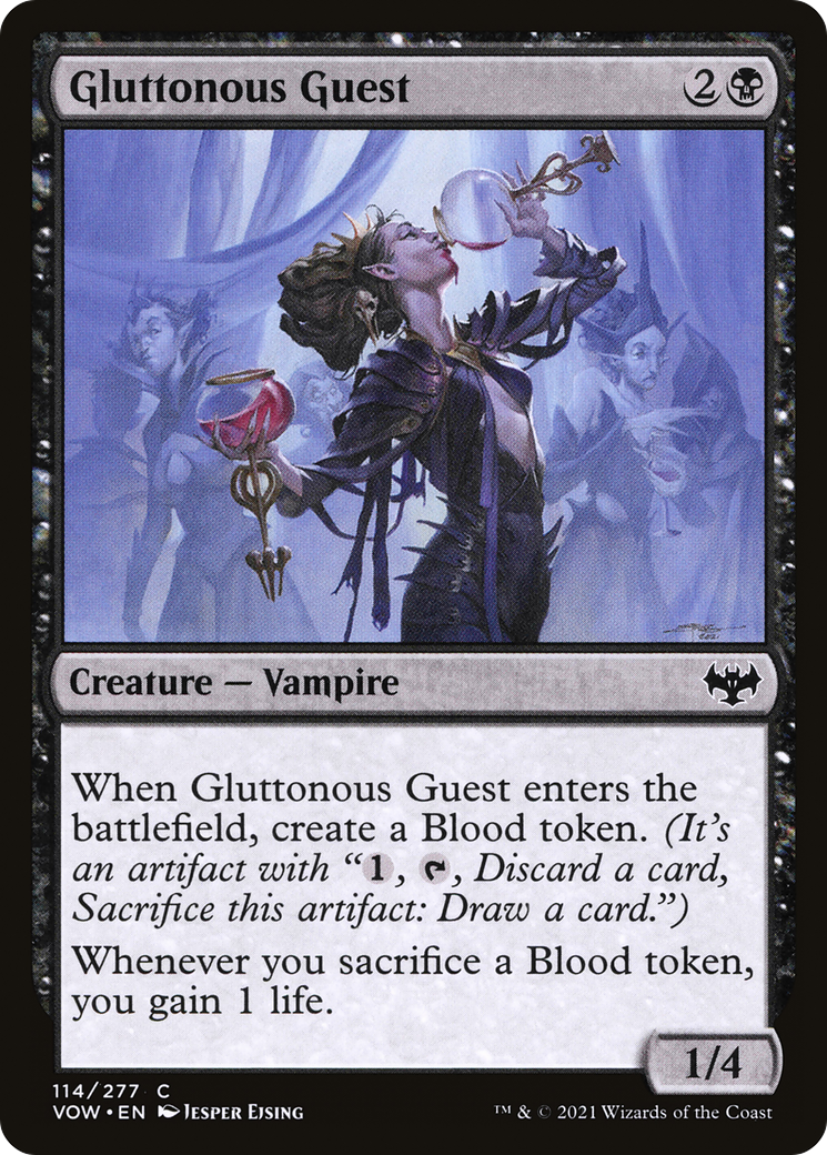 Gluttonous Guest (VOW-114) - Innistrad: Crimson Vow Foil