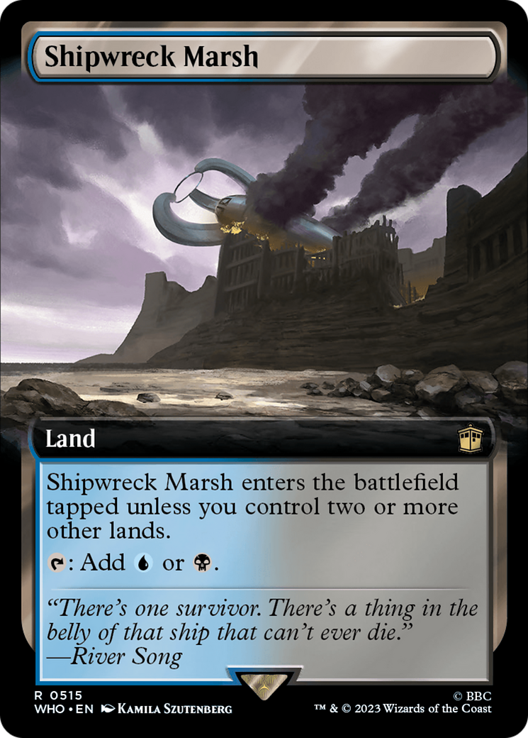 Shipwreck Marsh (WHO-515) - Doctor Who: (Extended Art) Foil