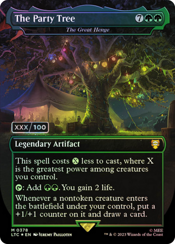 The Great Henge (LTC-378) - Tales of Middle-earth Commander / The Party Tree (Borderless) Foil