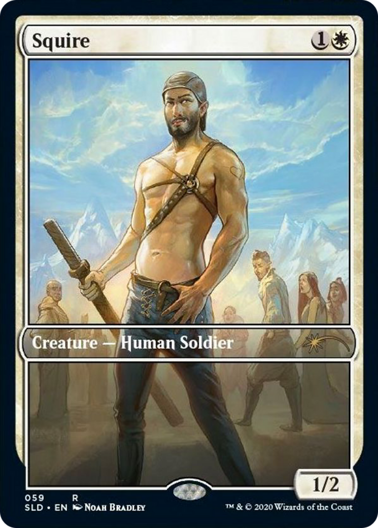 Squire (SLD-059) - Secret Lair Drop: (Full Art) Foil