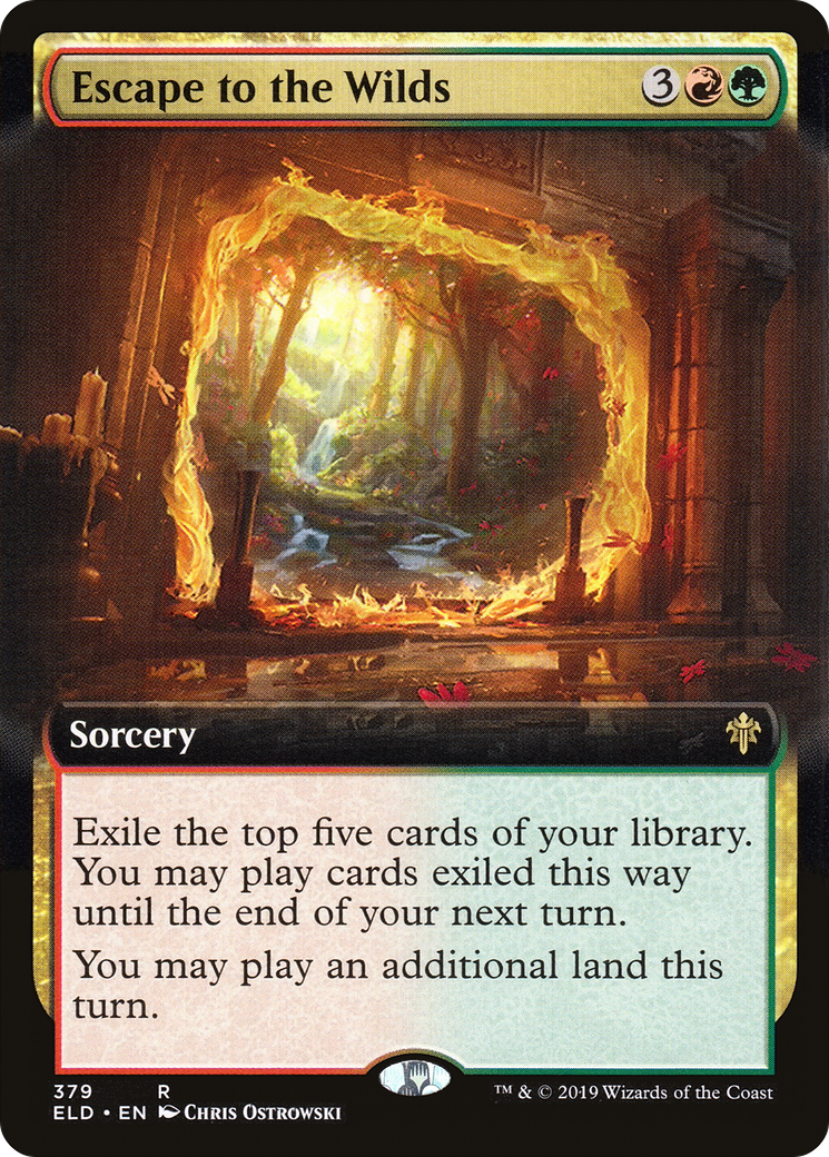 Escape to the Wilds (ELD-379) - Throne of Eldraine: (Extended Art)