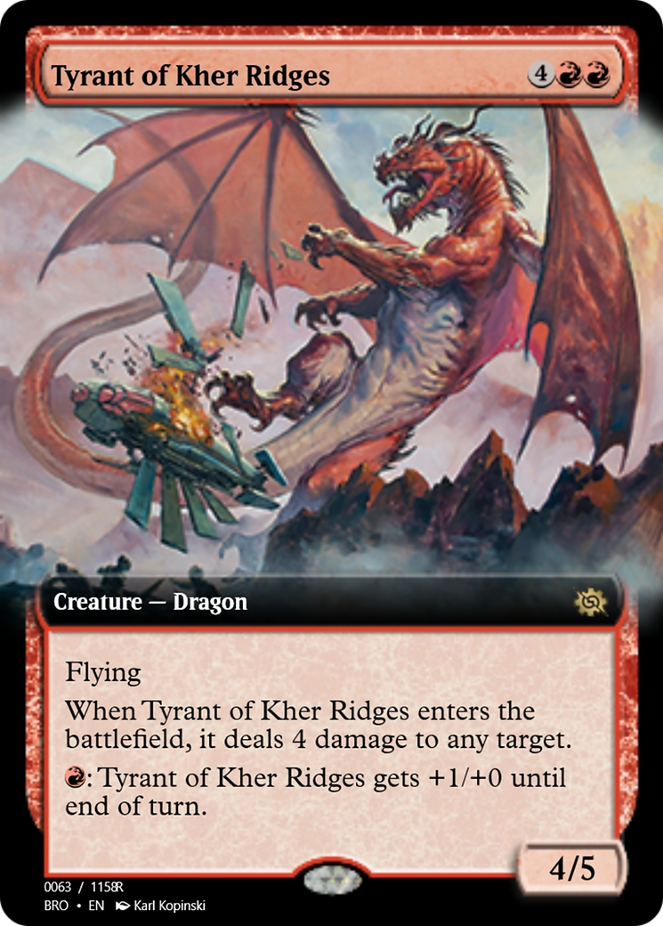 Tyrant of Kher Ridges (PRM-105734) - Magic Online Promos Foil