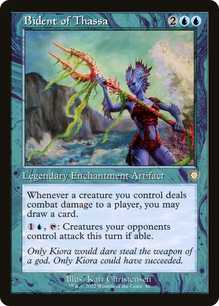 Bident of Thassa (BRC-080) - The Brothers' War Commander