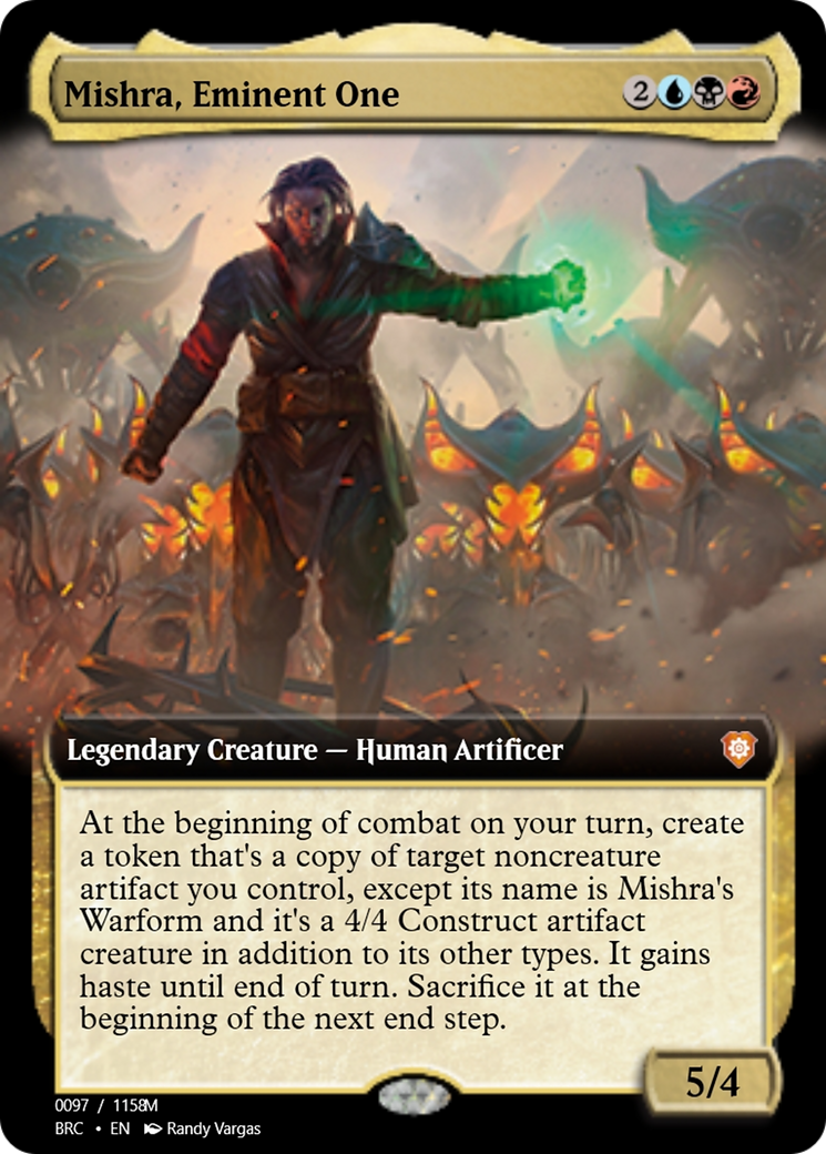 Mishra, Eminent One (PRM-105802) - Magic Online Promos Foil