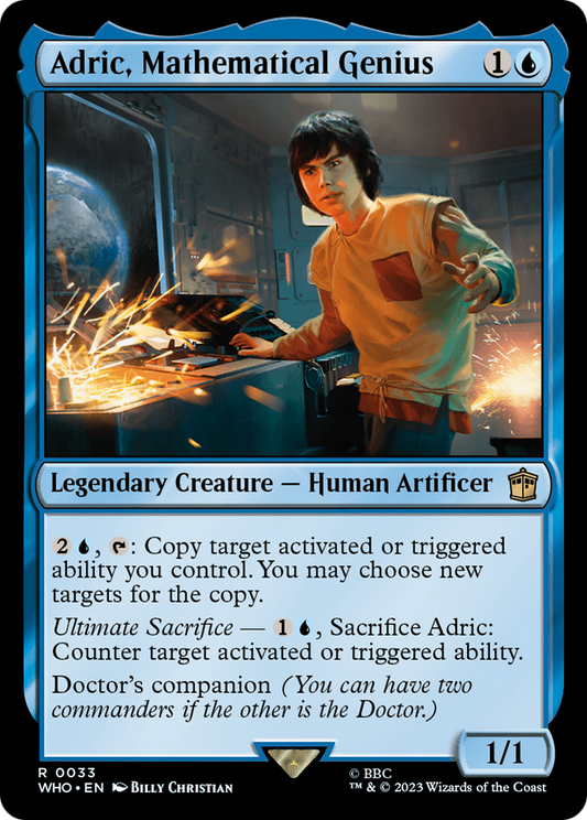 Adric, Mathematical Genius (WHO-033) - Doctor Who
