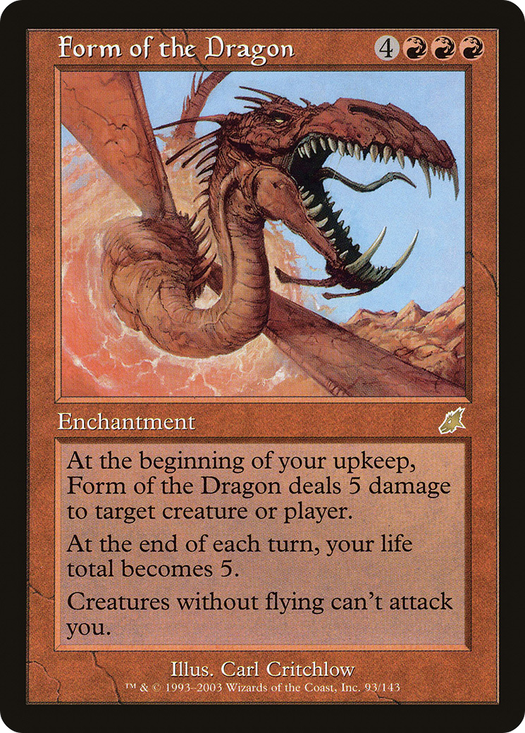 Form of the Dragon (SCG-093) - Scourge