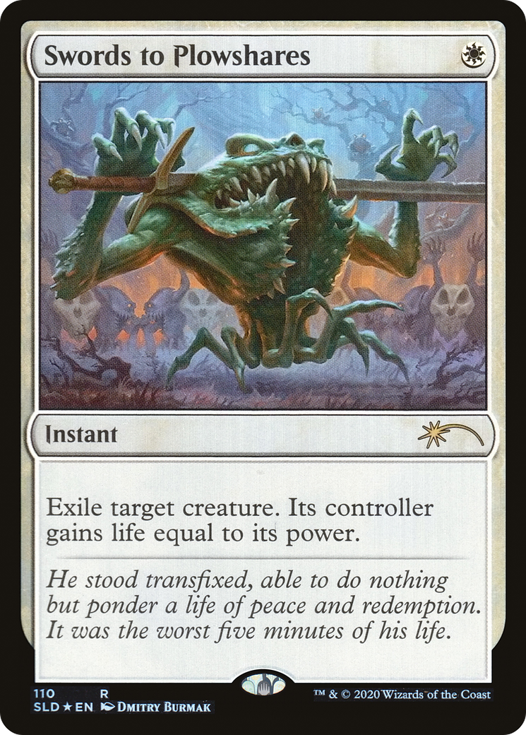 Swords to Plowshares (SLD-110) - Secret Lair Drop