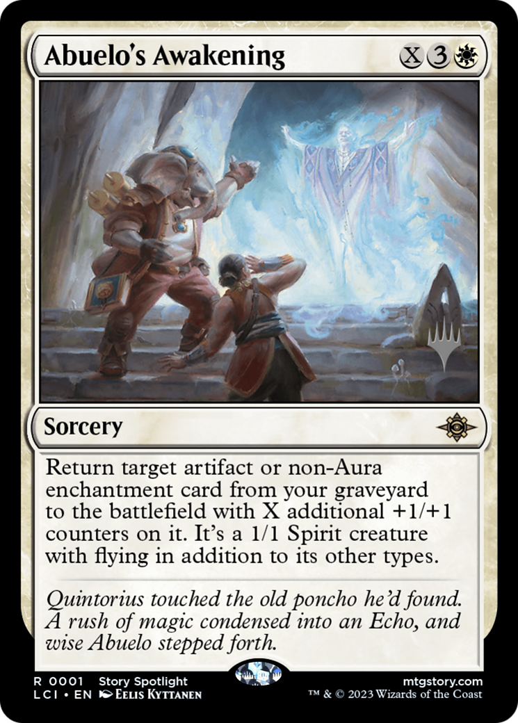 Abuelo's Awakening (PPLCI-001) - The Lost Caverns of Ixalan Promos Foil