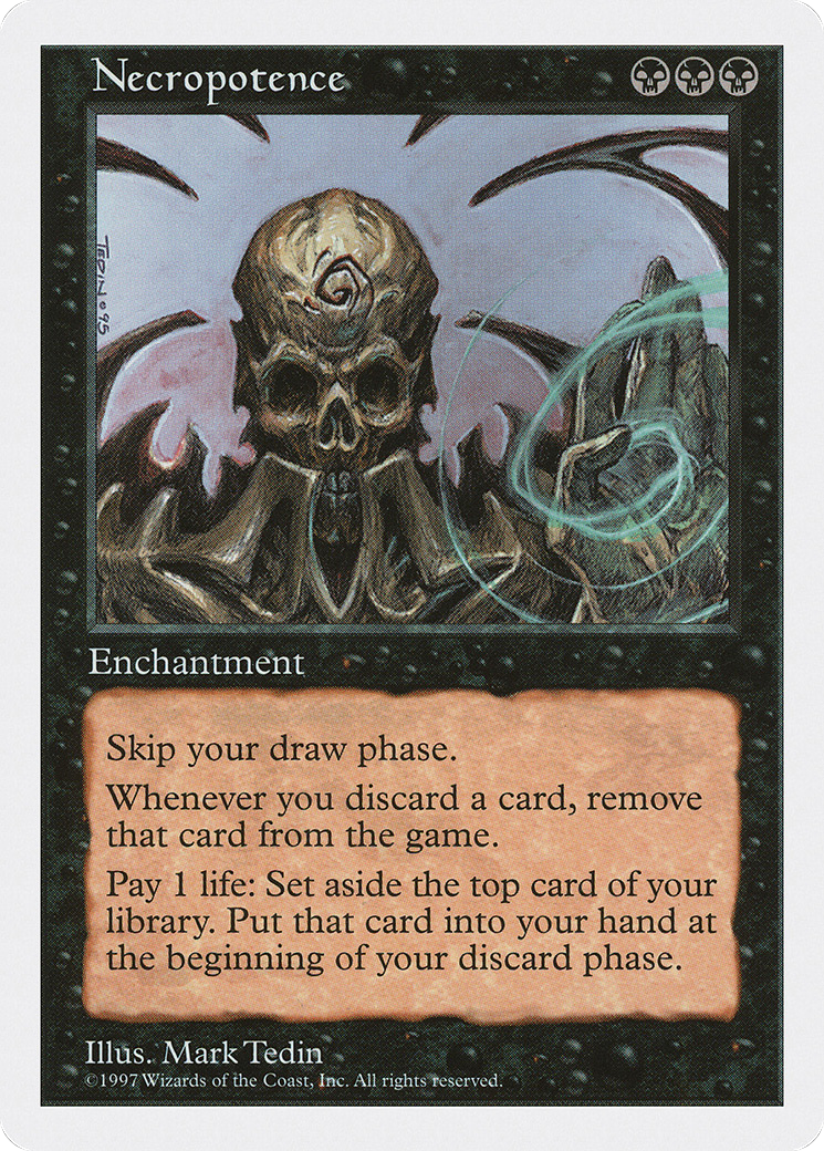 Necropotence (5ED-182) - Fifth Edition
