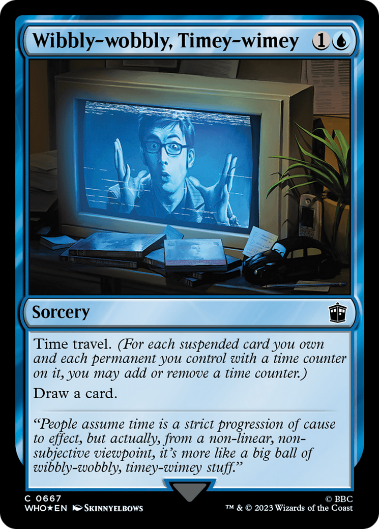 Wibbly-wobbly, Timey-wimey (WHO-667) - Doctor Who Foil