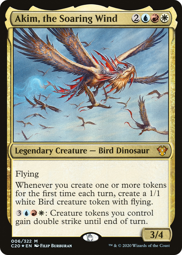 Akim, the Soaring Wind (C20-006) - Commander 2020