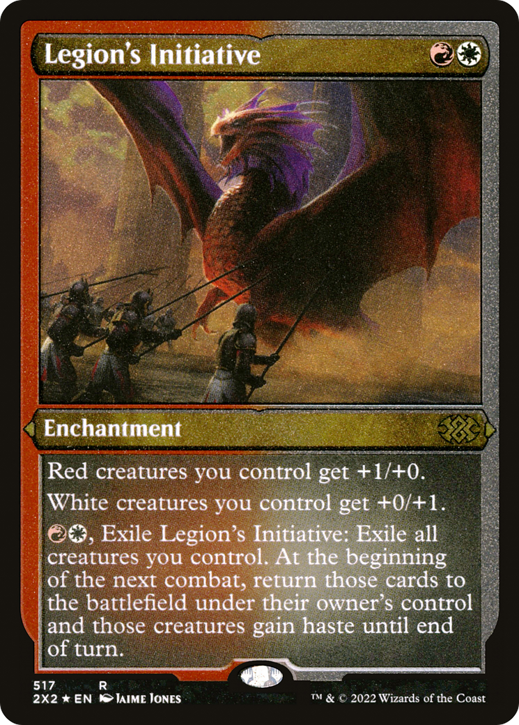 Legion's Initiative (2X2-517) - Double Masters 2022 Foil