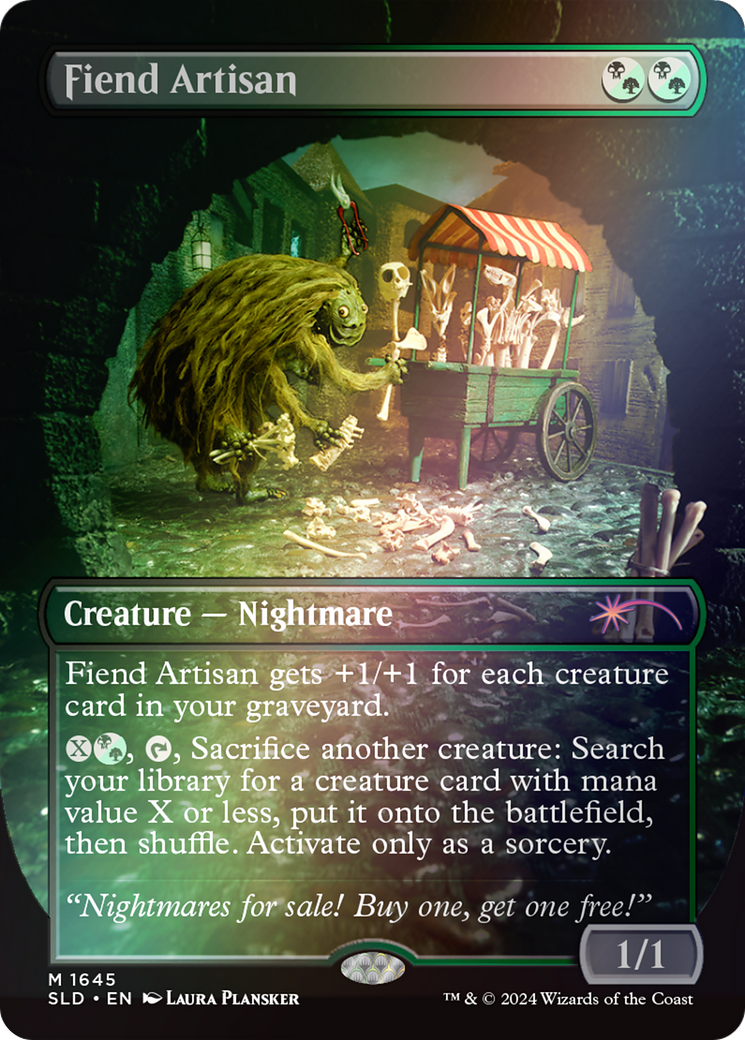 Fiend Artisan (SLD-1645) - Secret Lair Drop (Borderless) Foil