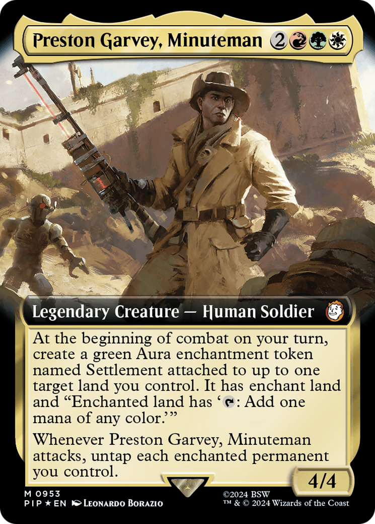 Preston Garvey, Minuteman (PIP-953) - Fallout: (Extended Art) Foil