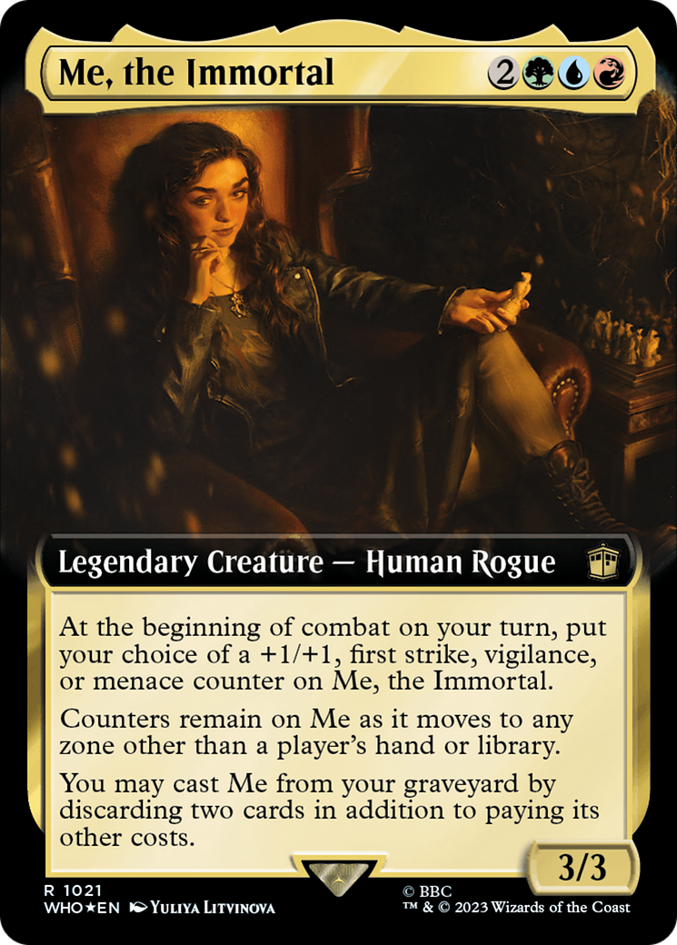 Me, the Immortal (WHO-1021) - Doctor Who: (Extended Art) Foil