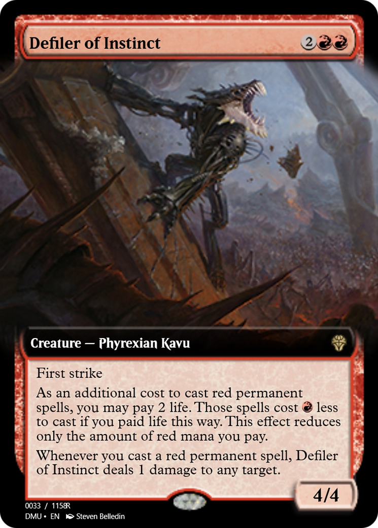 Defiler of Instinct (PRM-103446) - Magic Online Promos Foil