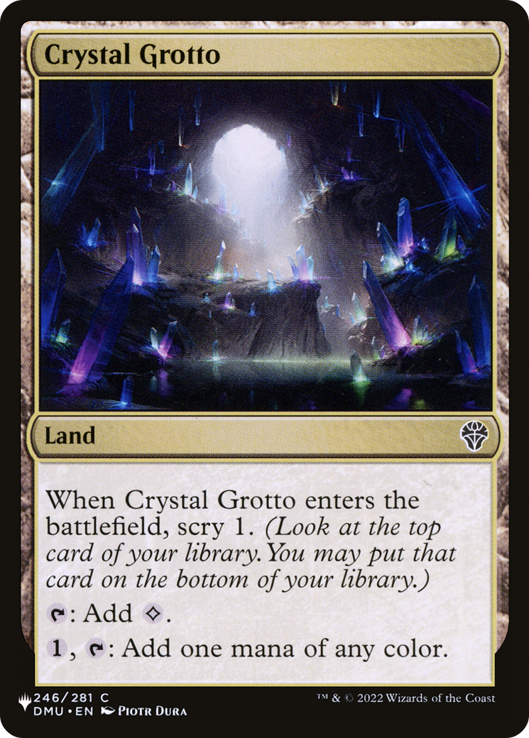 Crystal Grotto (LIST-246/281) - The List