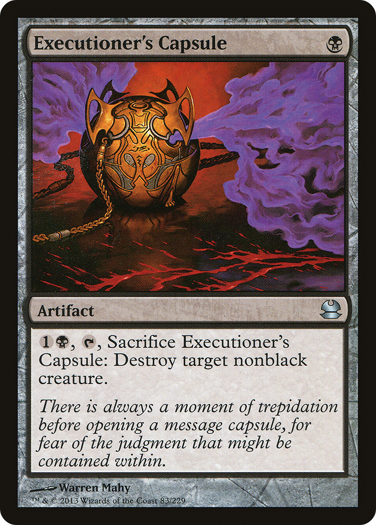 Executioner's Capsule (MMA-083) - Modern Masters Foil