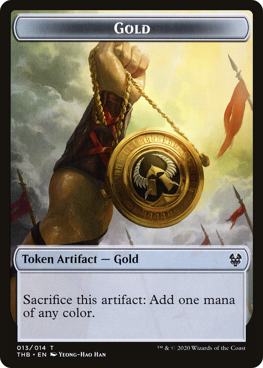 Gold (THB-013) - Theros Beyond Death Tokens